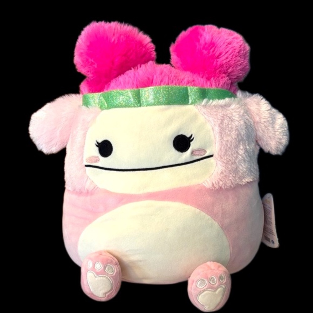 NWT- Zyan, The Pink Bigfoot Squishmallow Squish-doo, 14 inch Plush Toy - Picture 15 of 15